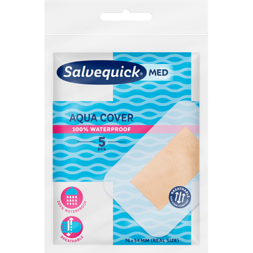 Salvequick Med Aqua Cover laastari 5 kpl