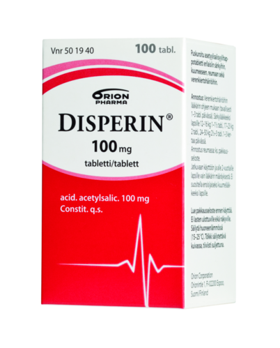 DISPERIN tabletti 100 mg 100 kpl