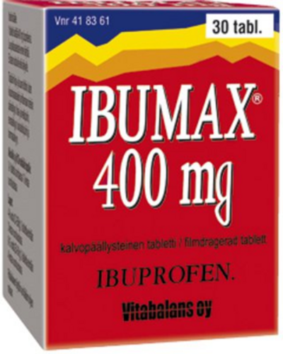 IBUMAX tabletti, kalvopäällysteinen 400 mg 30 kpl