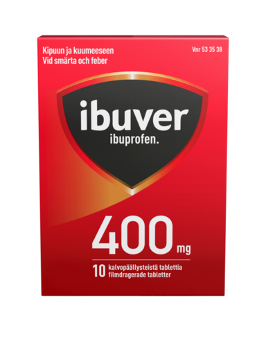 IBUVER tabletti, kalvopäällysteinen 400 mg 10 fol